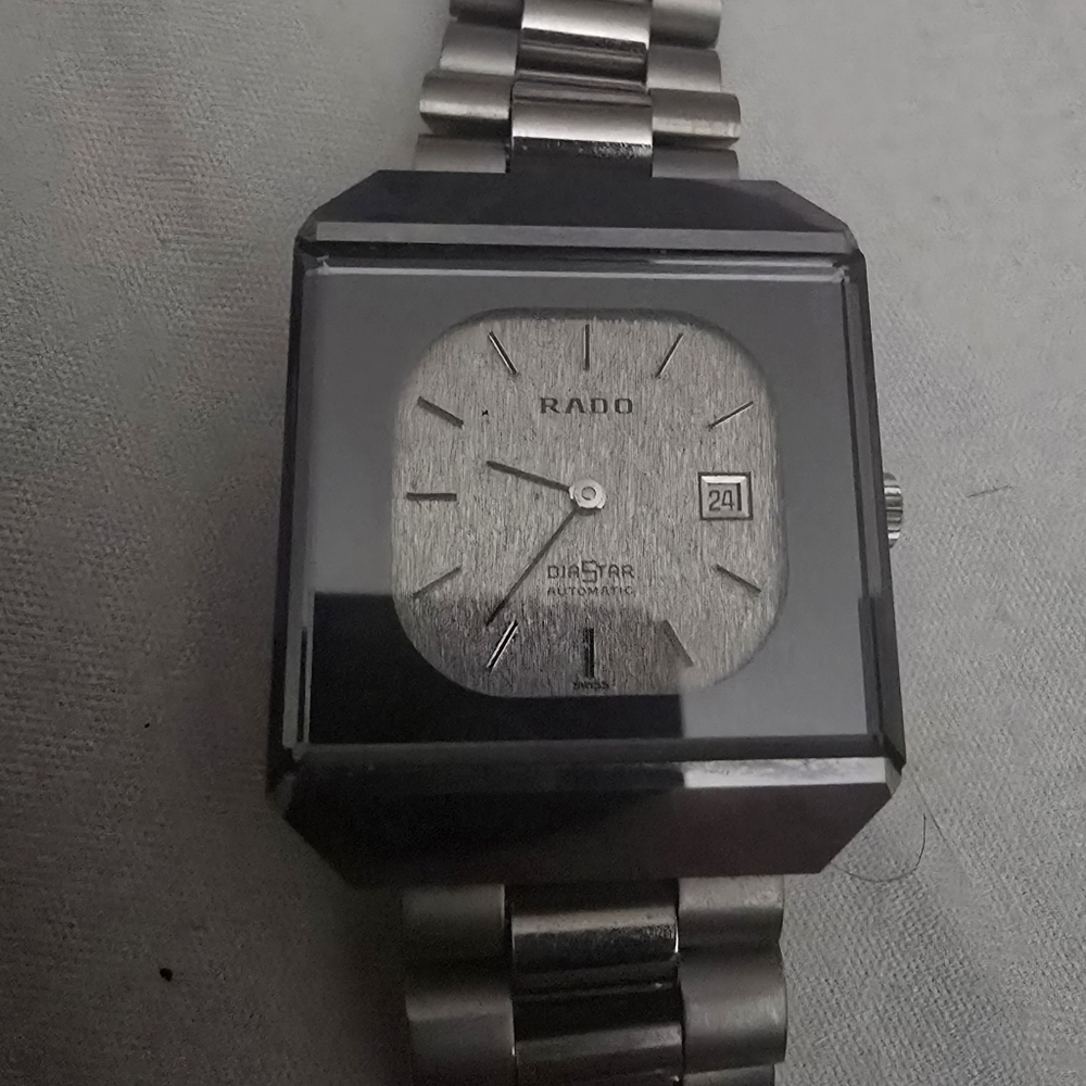 Rado Diastar Black and Silver Men's Watch